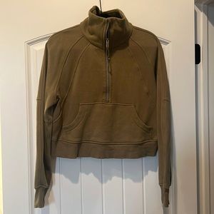 Lululemon Scuba Cropped Funnel Neck Sweatshirt XS/S
